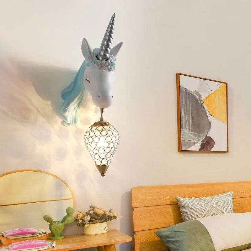 Magical Unicorn Wall Lamp for Kids – Playful & Warm Light