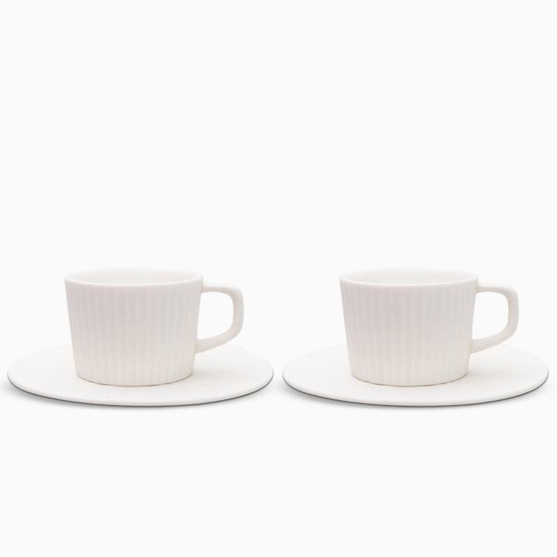 ElegantSips – Set of Stoneware Coffee Mug with Spoon