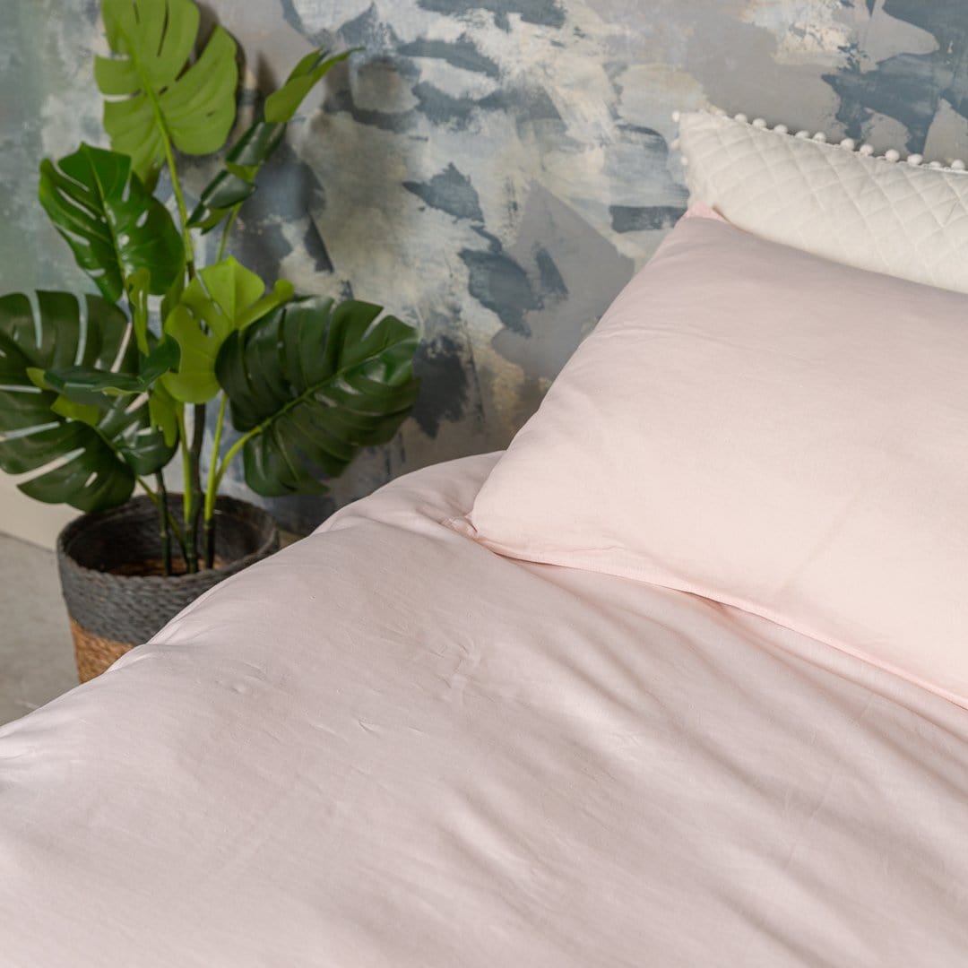 BlushLuxe – French Linen Bedding Set for Bedroom