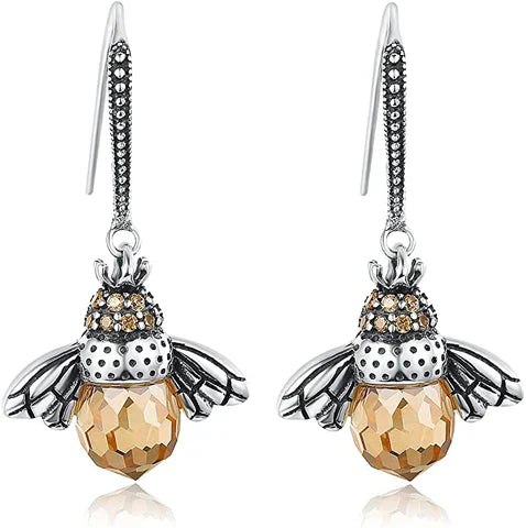 Royal Bee Swarm Earrings - Elegant and Unique Accessory