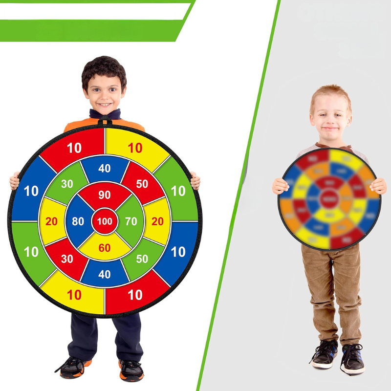 PlayTarget - Groot Kids Dartboard with Sticky Darts