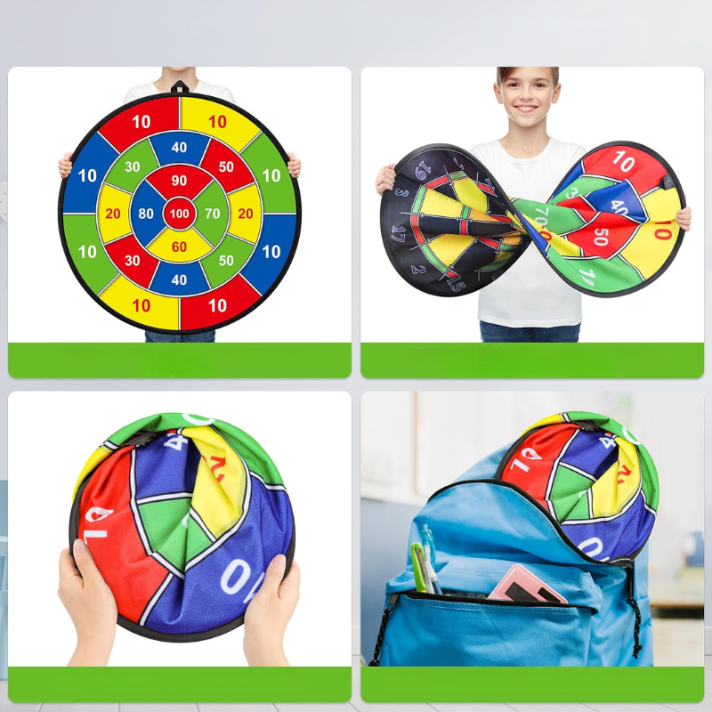 PlayTarget - Groot Kids Dartboard with Sticky Darts