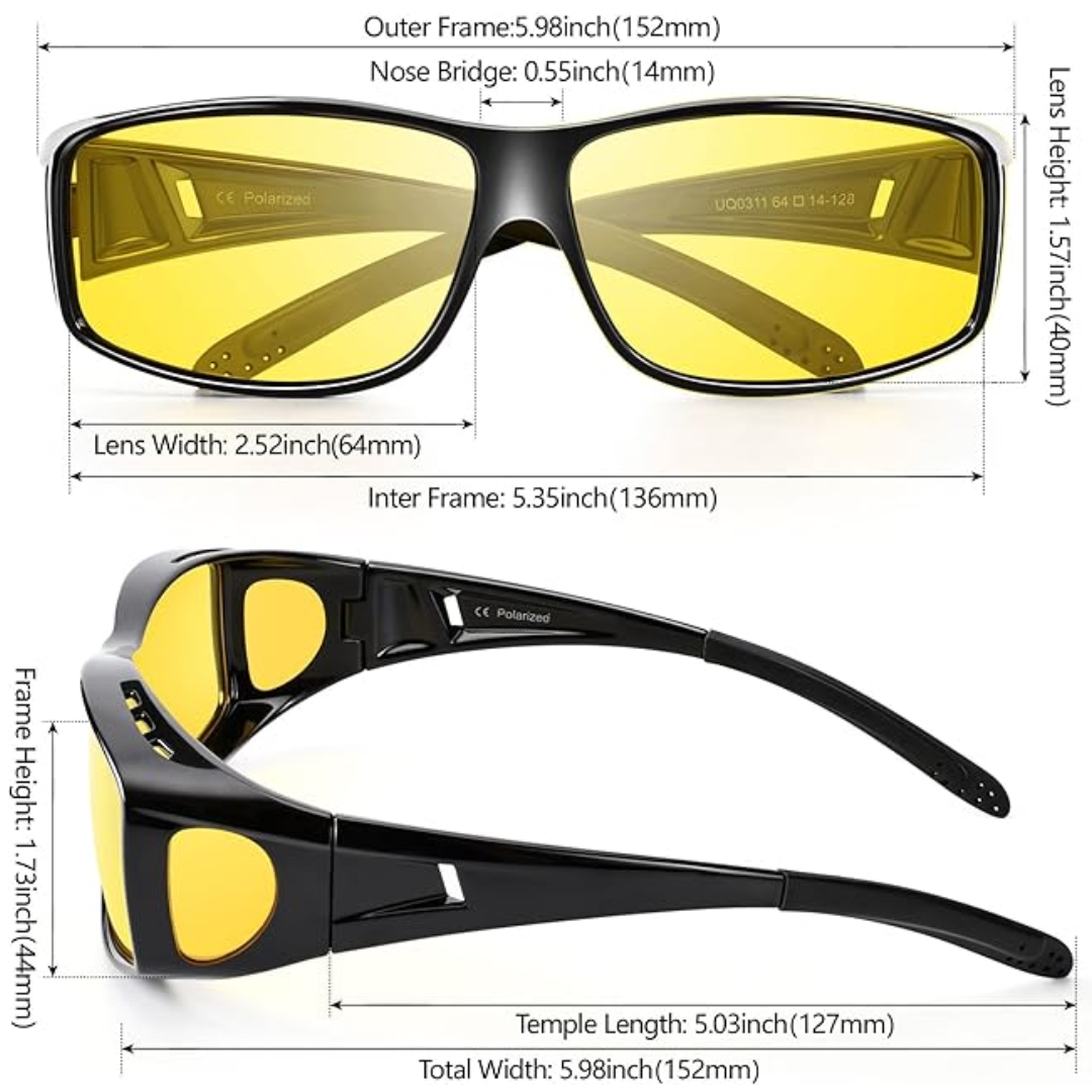 NightVision - Polarized Driving Glasses for Night Driving