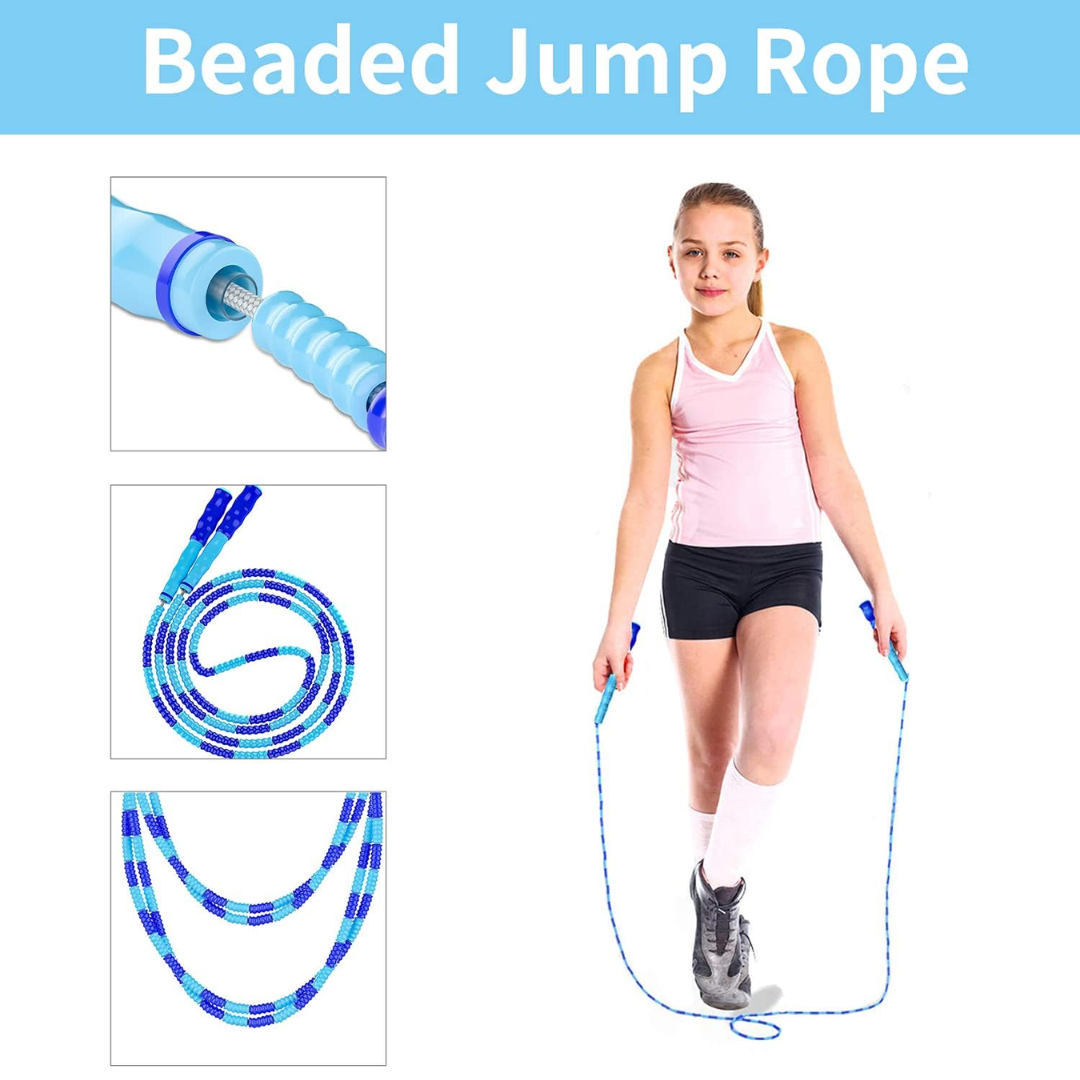 FlexiRope – Adjustable bead jump rope for training