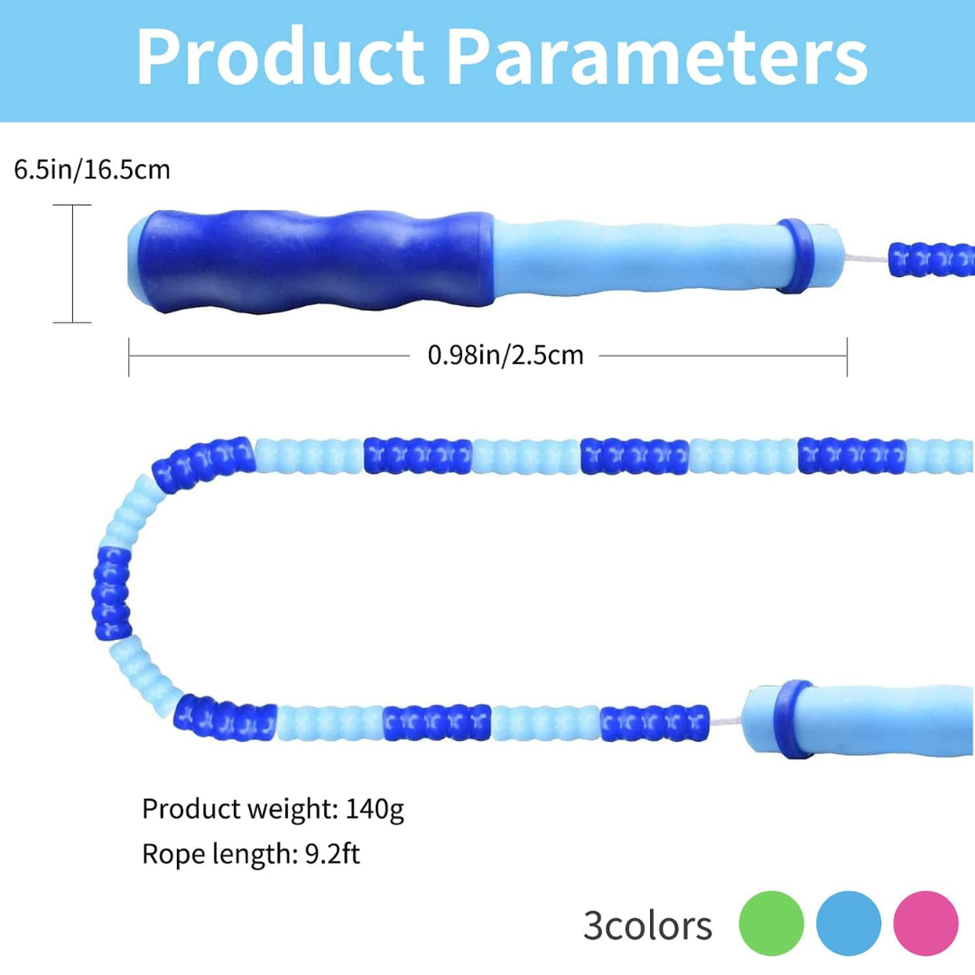FlexiRope – Adjustable bead jump rope for training
