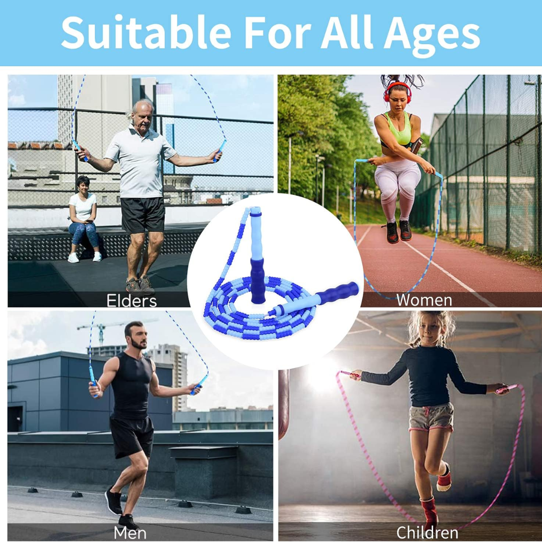FlexiRope – Adjustable bead jump rope for training