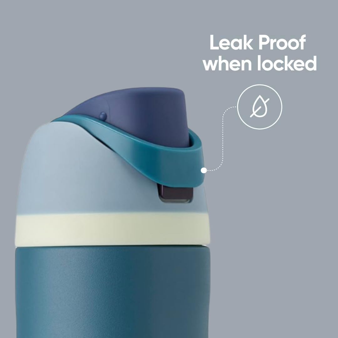 LeakProof - Insulated RVS Bottle with Straw