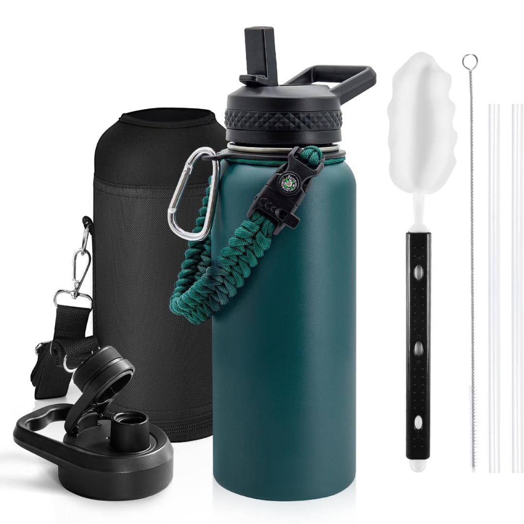 HydraPure – Sustainable Water Bottle with Paracord Handle