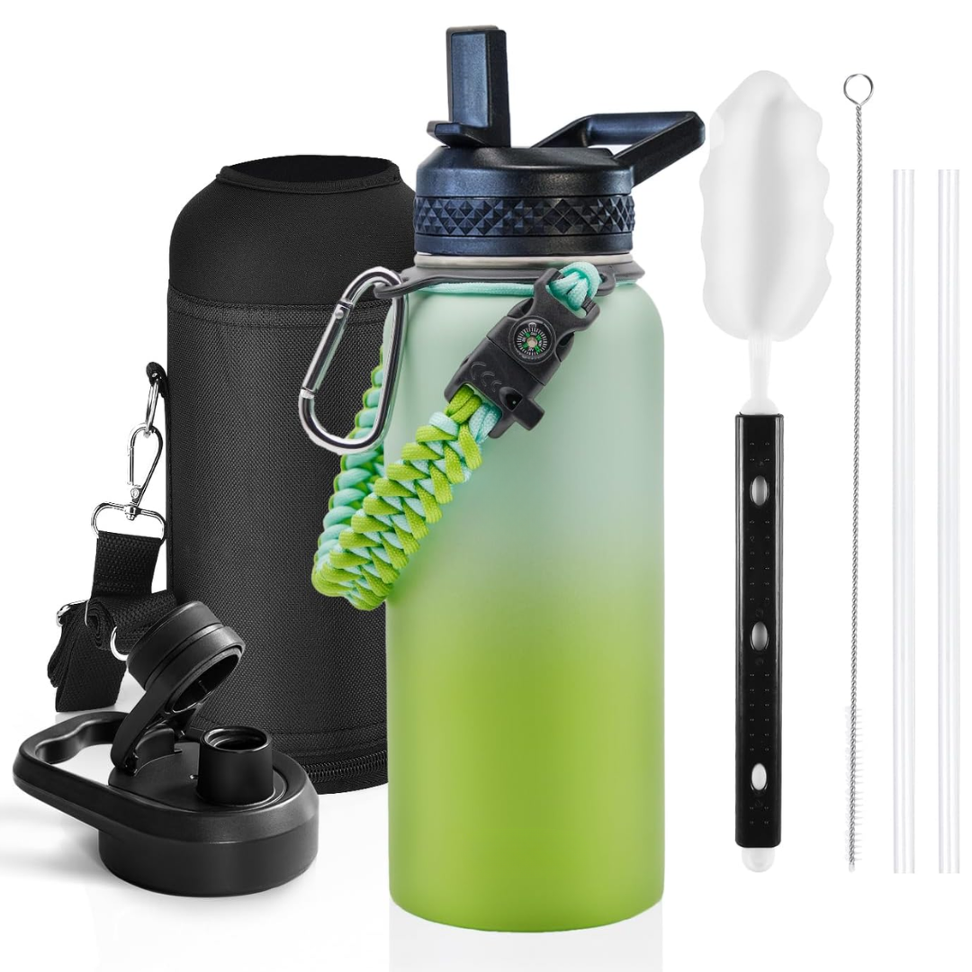 HydraPure – Sustainable Water Bottle with Paracord Handle