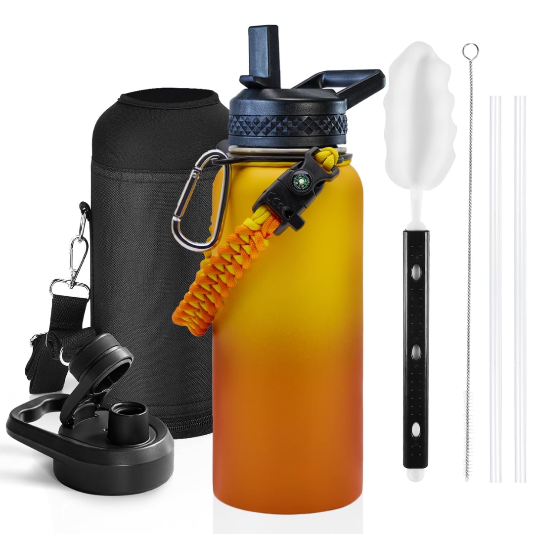 HydraPure – Sustainable Water Bottle with Paracord Handle