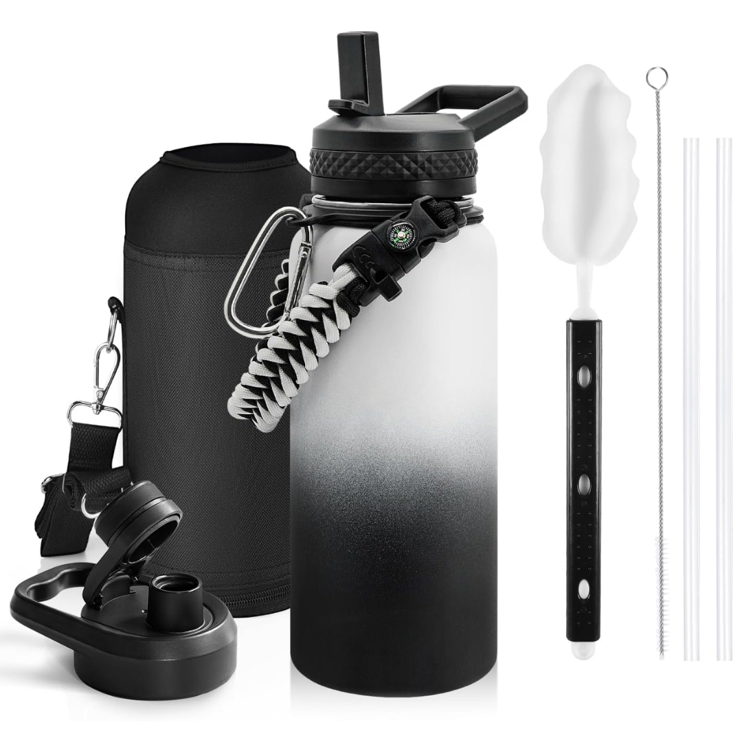 HydraPure – Sustainable Water Bottle with Paracord Handle