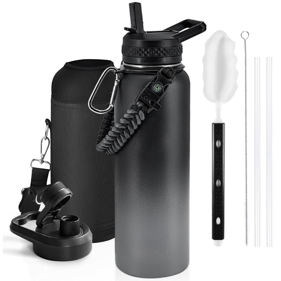 HydraPure – Sustainable Water Bottle with Paracord Handle