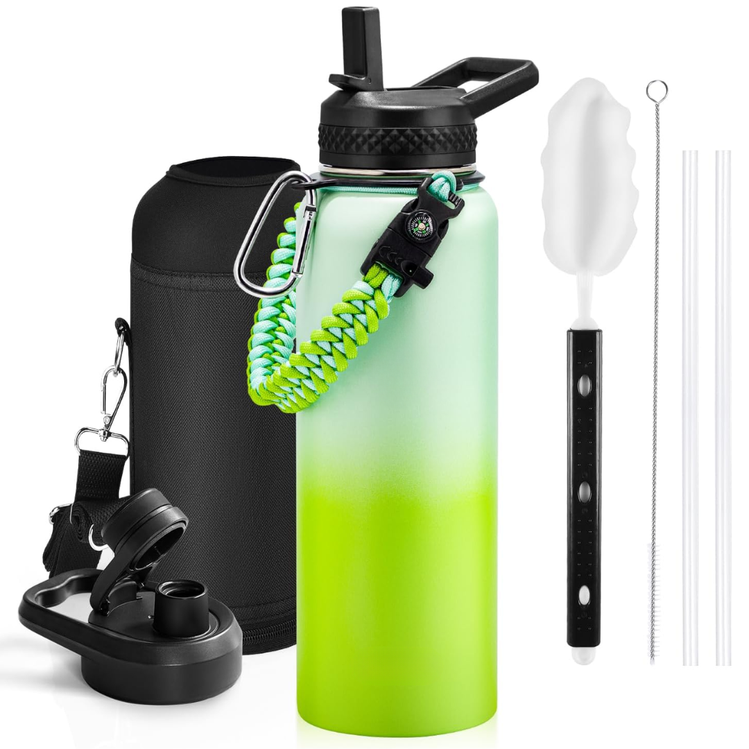 HydraPure – Sustainable Water Bottle with Paracord Handle