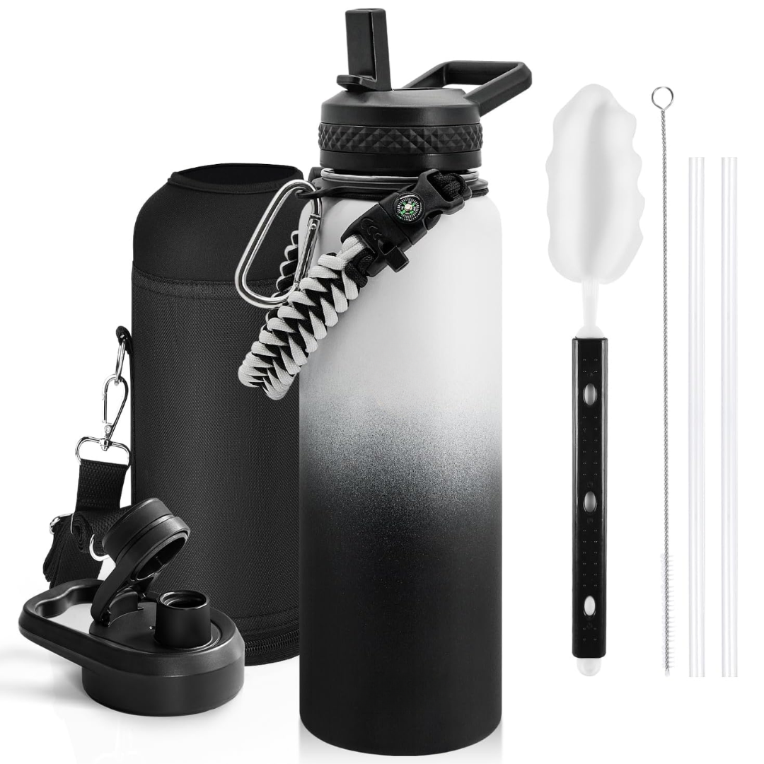 HydraPure – Sustainable Water Bottle with Paracord Handle
