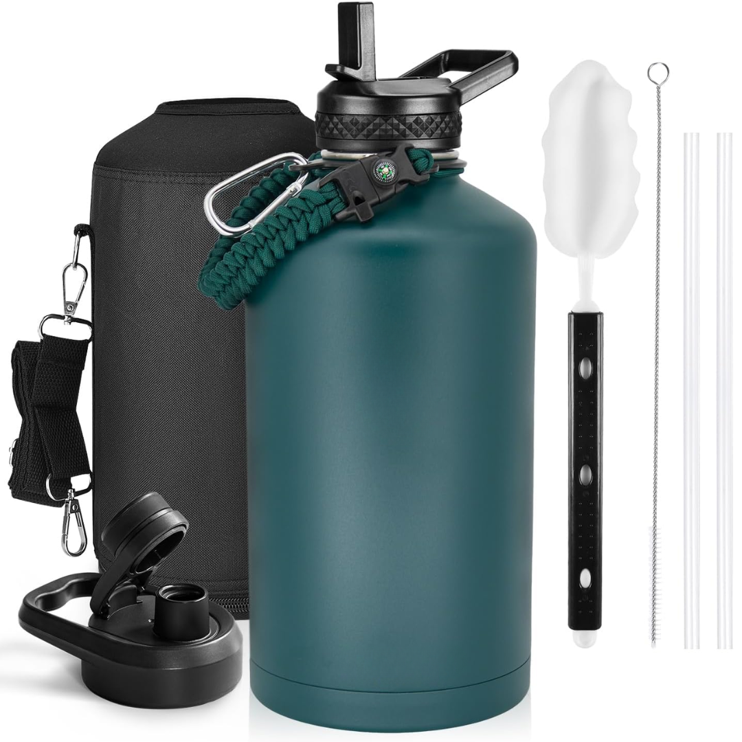 HydraPure – Sustainable Water Bottle with Paracord Handle