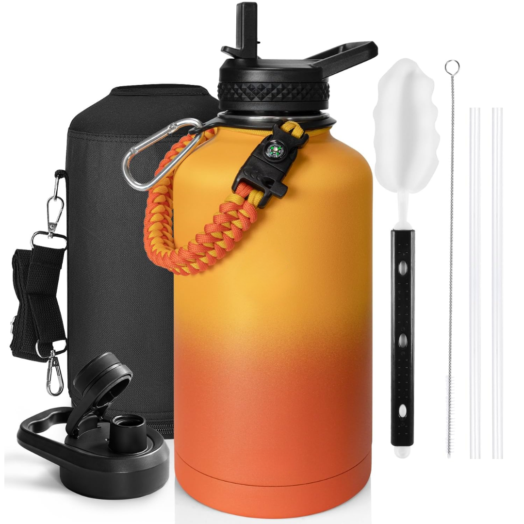 HydraPure – Sustainable Water Bottle with Paracord Handle