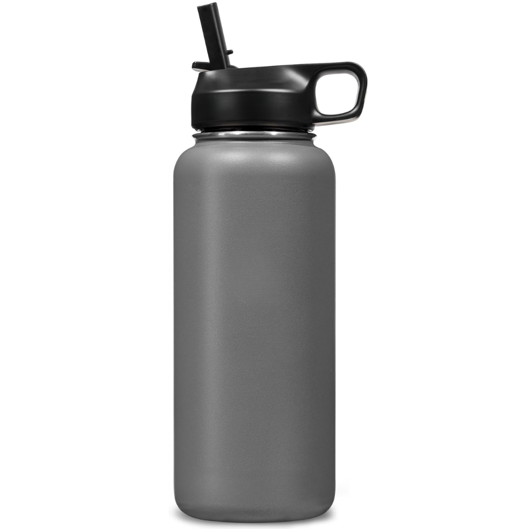 HydroElite – RVS Bottle with Straw for Beverages