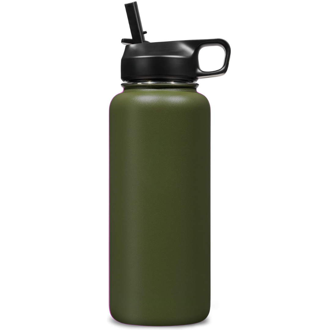 HydroElite – RVS Bottle with Straw for Beverages