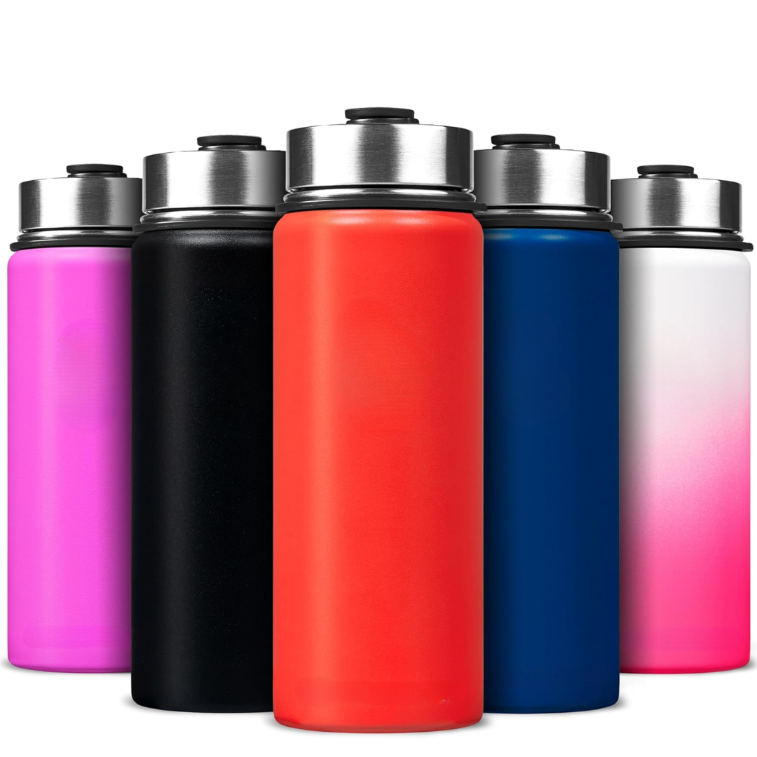 HydroElite – RVS Bottle with Straw for Beverages