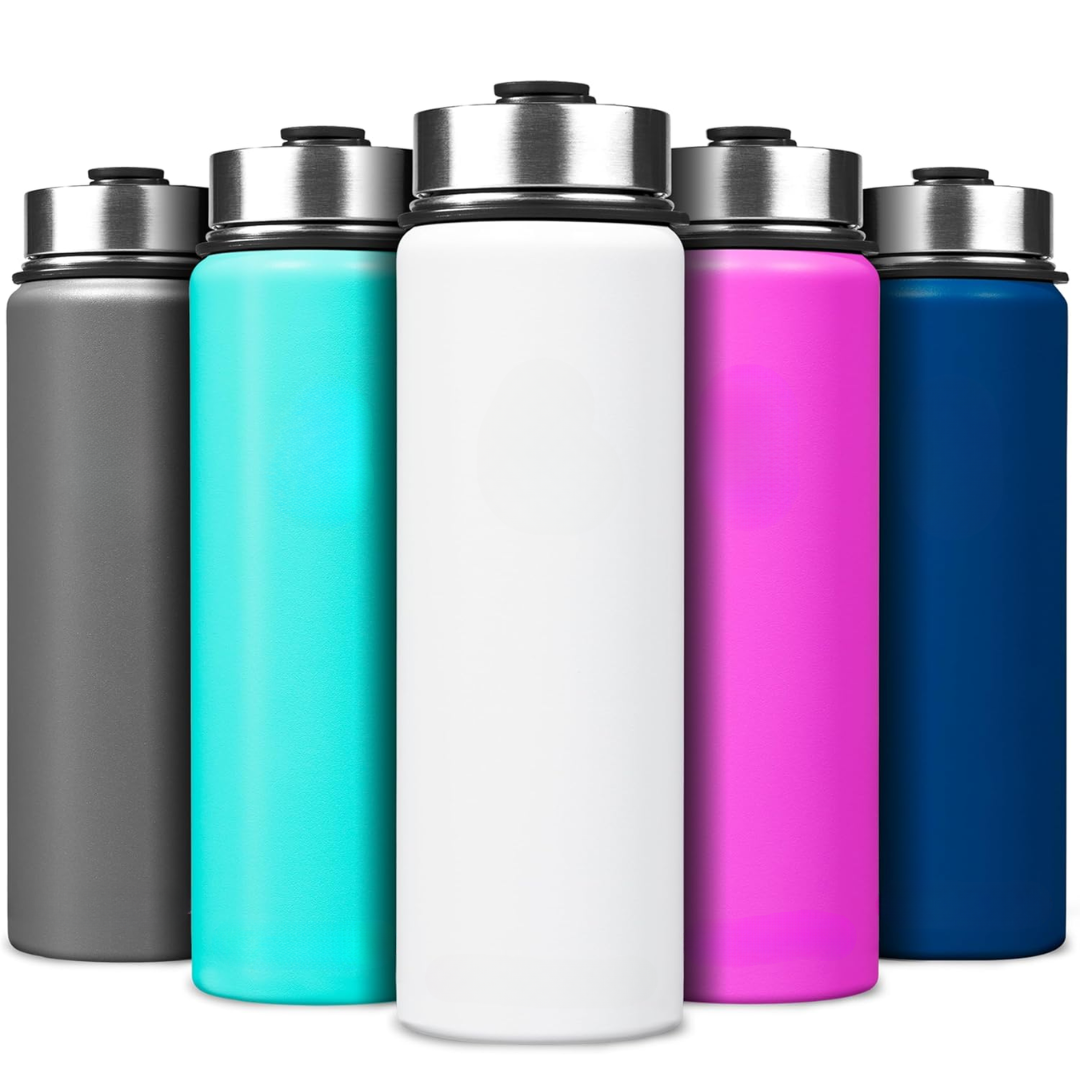 HydroElite – RVS Bottle with Straw for Beverages