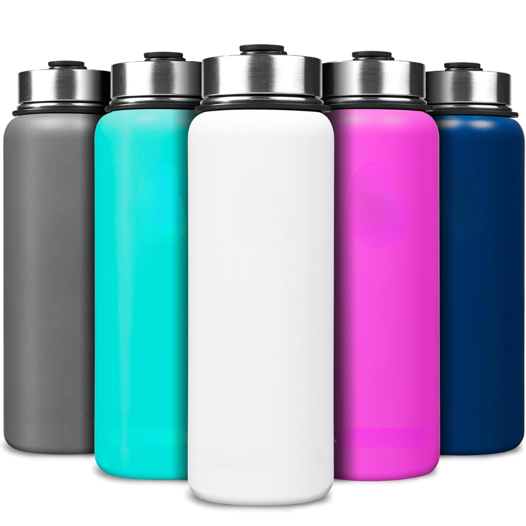 HydroElite – RVS Bottle with Straw for Beverages