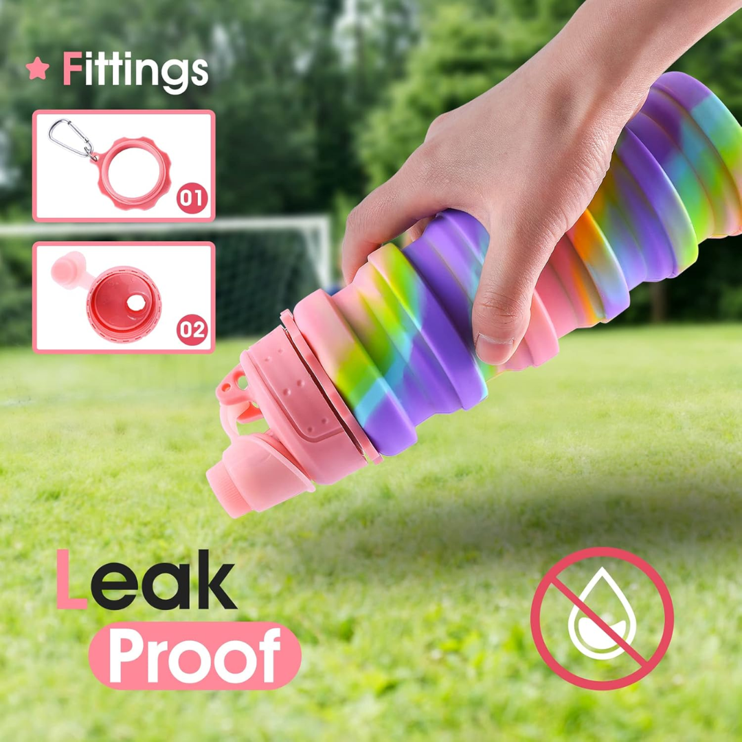 FlexiHydrate - Compact Collapsible Water Bottle for Travel