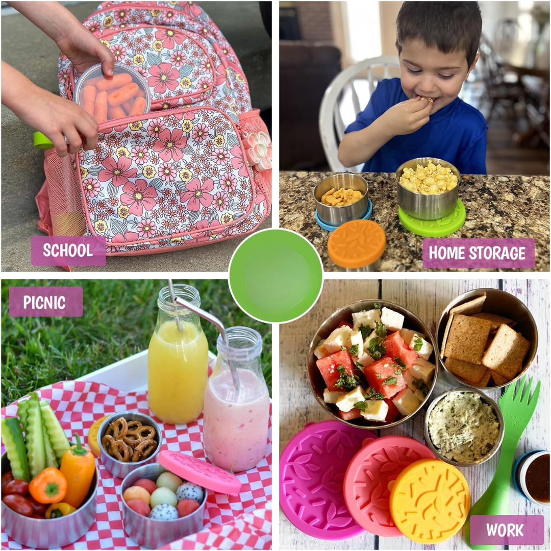 FreshBox Set – RVS Lunch Boxes with Lid
