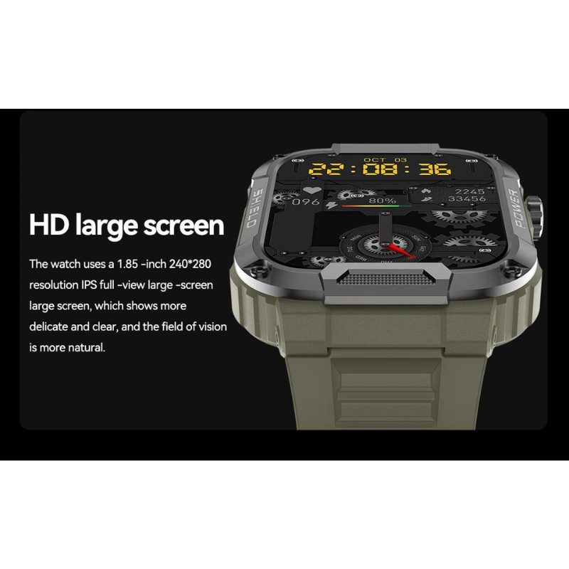ForceGuard Watch - Durable Military Smartwatch for Performance