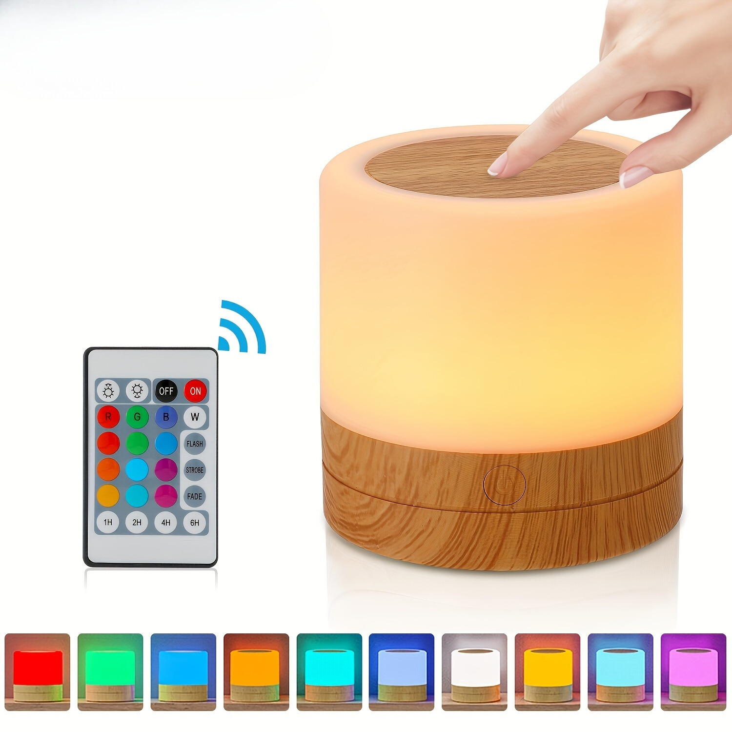 LightAura - RGB Touch Table Lamp with Remote Control