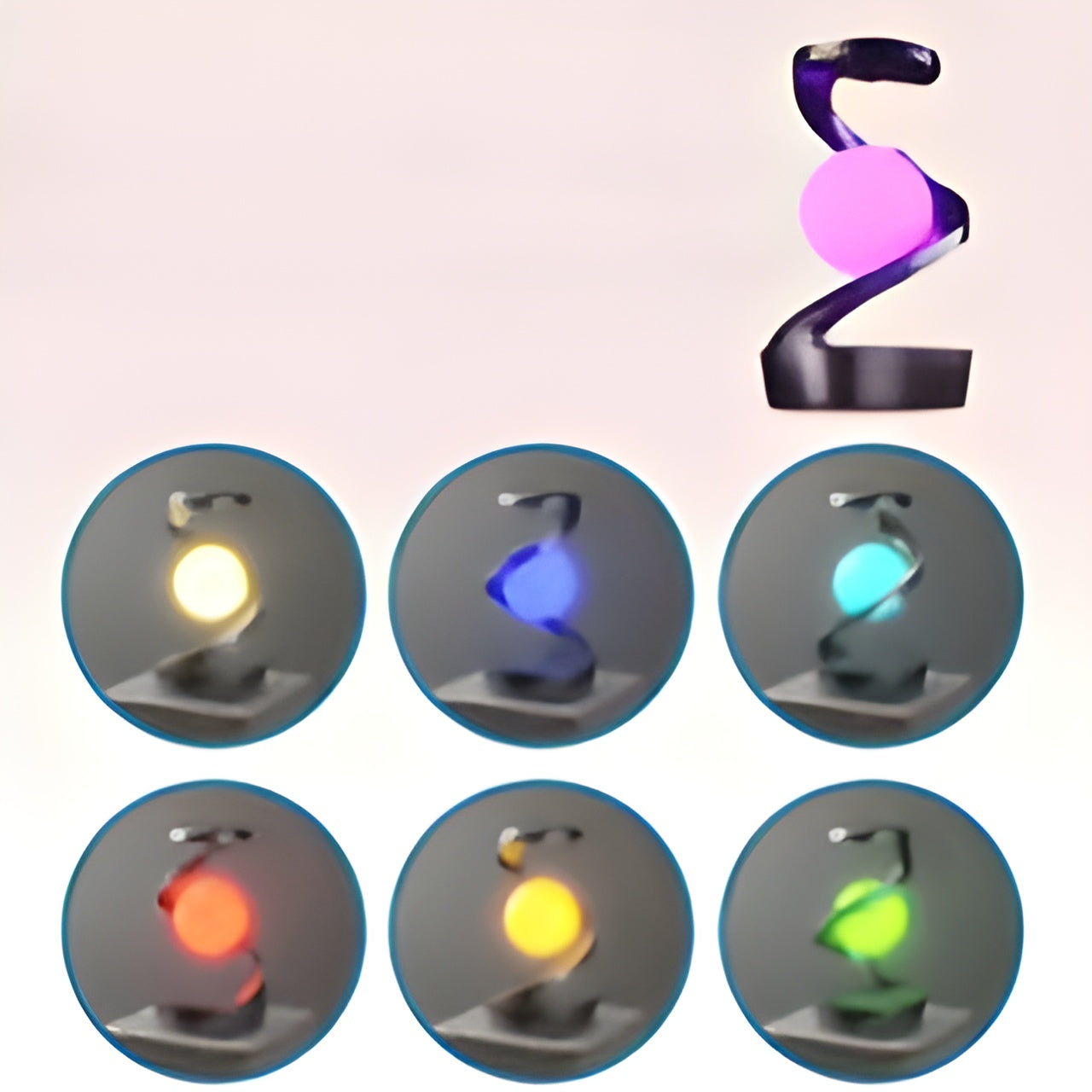 Futuristic FloatCharge - Lighting Wonder with Wireless Charger