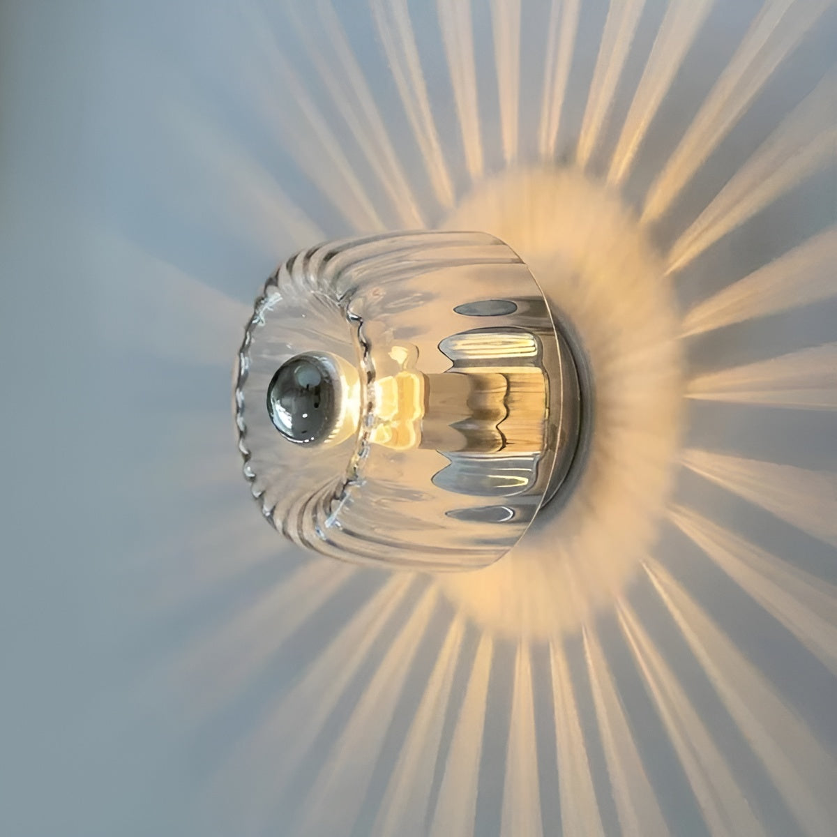 ScandiElegance Wall Lamp – Modern Glass Art with Bauhaus Charm