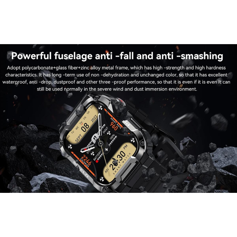ForceGuard Watch - Durable Military Smartwatch for Performance