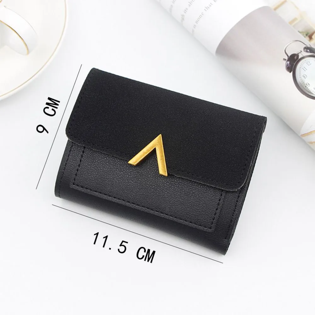 VelvetCoin - Compact Leather Wallet for Women