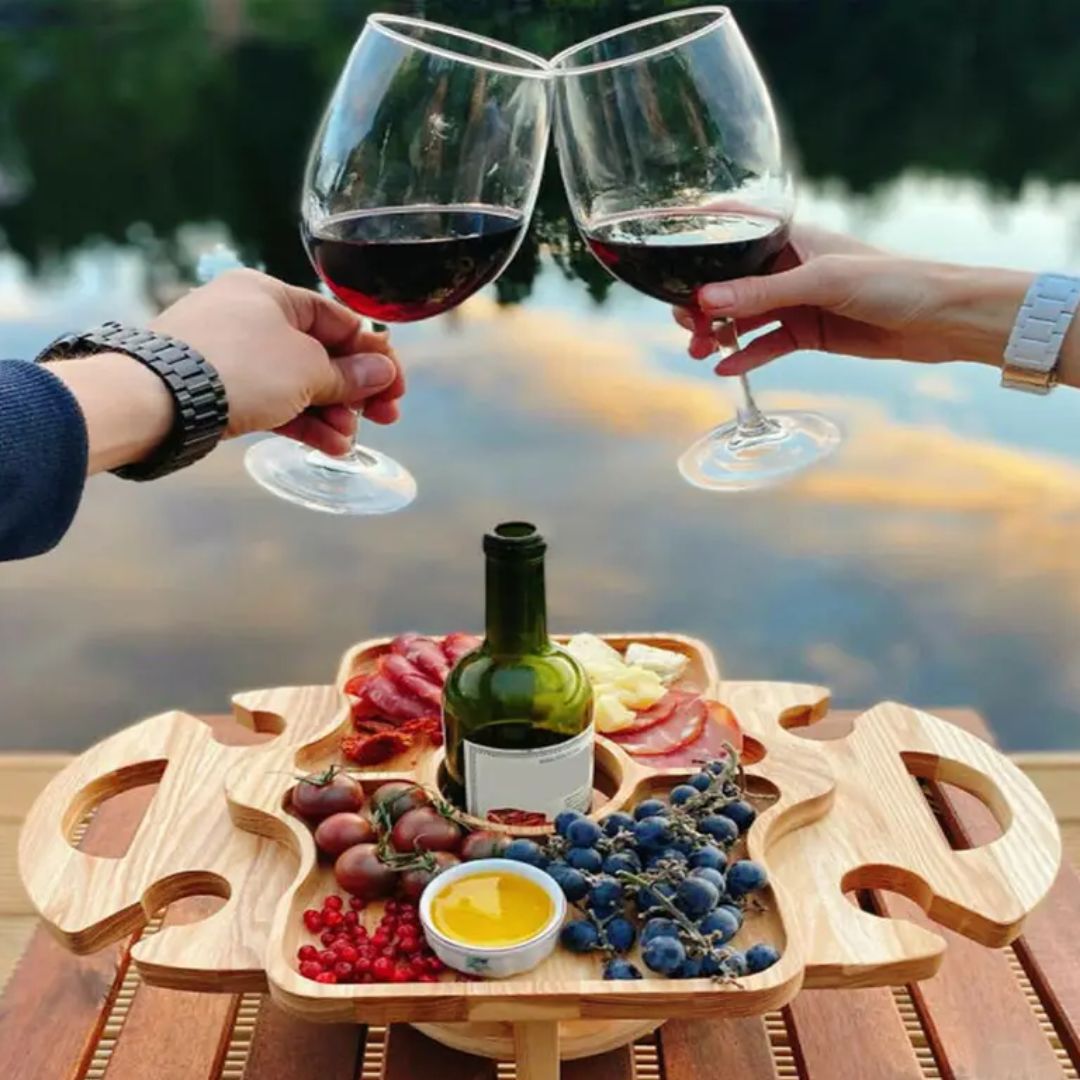 DualServe Rack – Stilrent Bordställ för Frukt & Vin