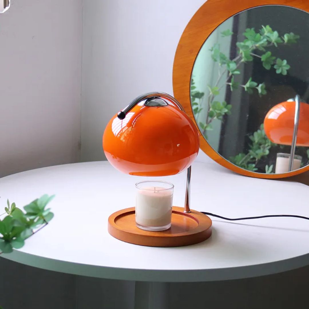 Alyssa Retro Table Lamp - Elegant Glass Lighting