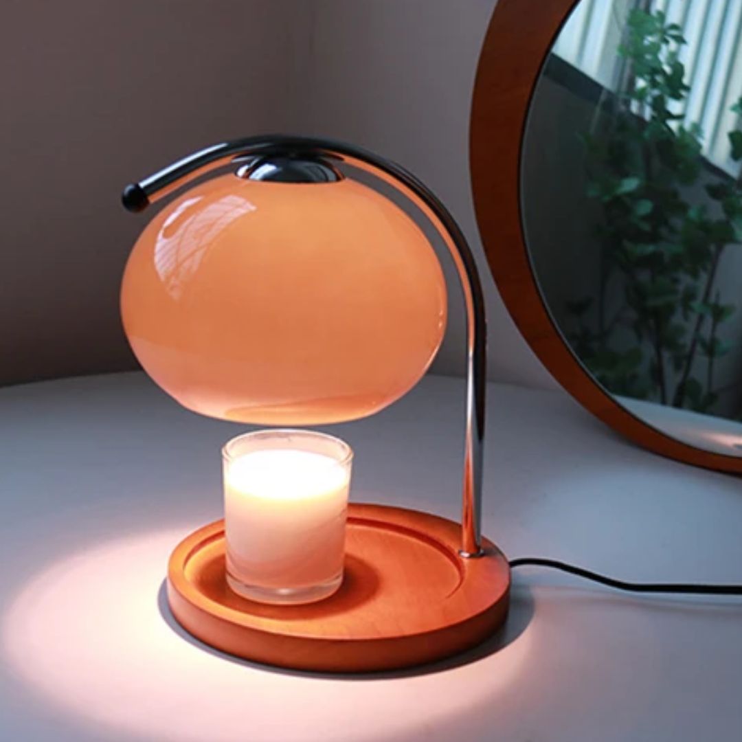 Alyssa Retro Table Lamp - Elegant Glass Lighting