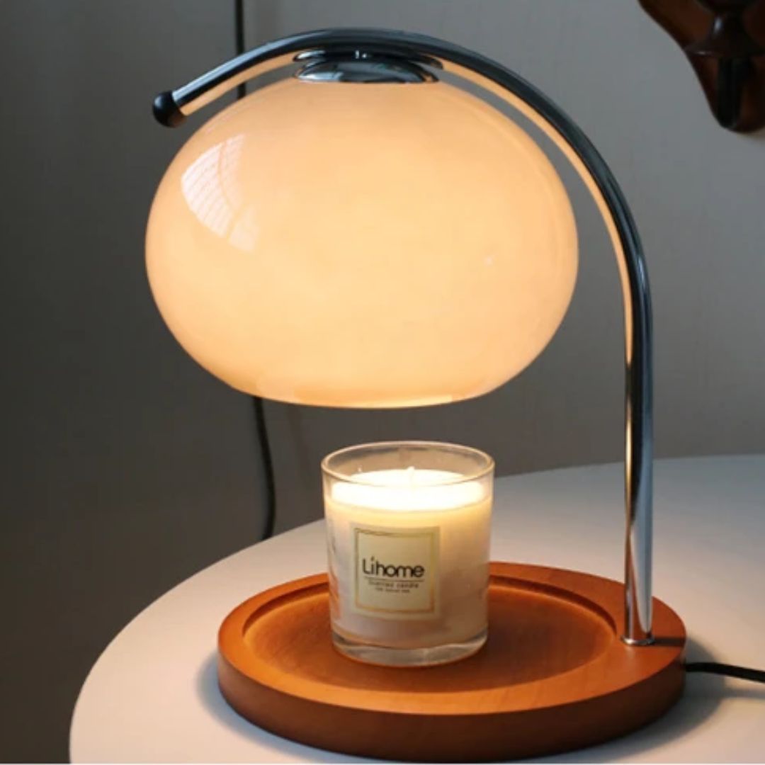 Alyssa Retro Table Lamp - Elegant Glass Lighting