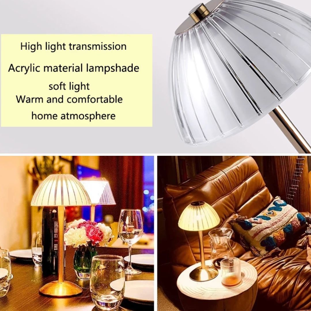 Karina GlowDesk – Retro Rechargeable Desk Lamp