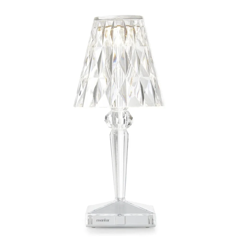 CrystalLuxe Bordslampa - Elegant Kristallbordslampa