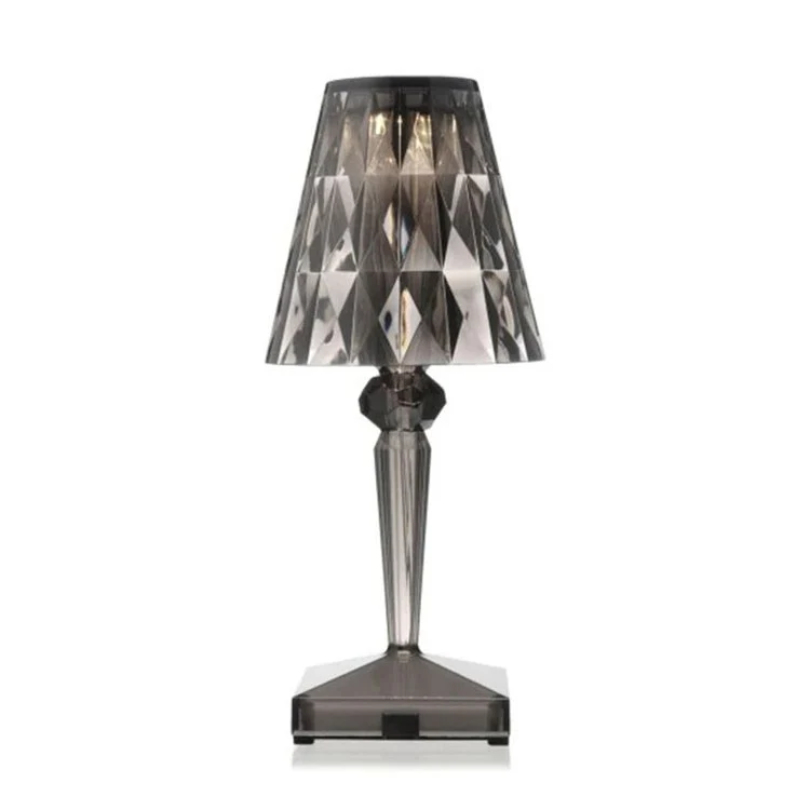 CrystalLuxe Bordslampa - Elegant Kristallbordslampa