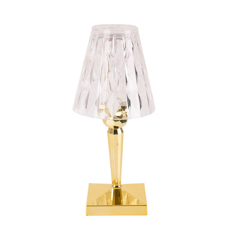 CrystalLuxe Bordslampa - Elegant Kristallbordslampa