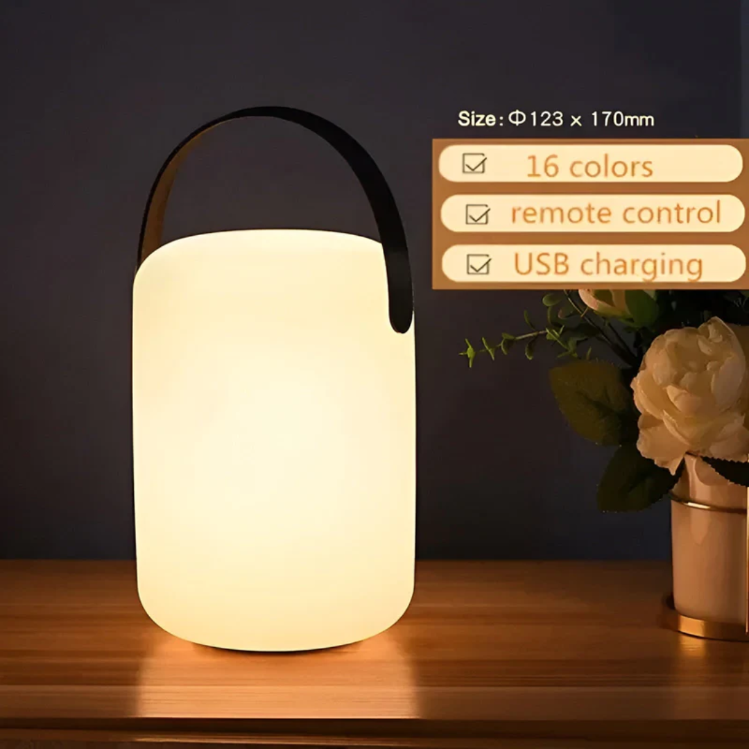 RadianceFlex - Portable LED Table Lamp with Water Resistant Function