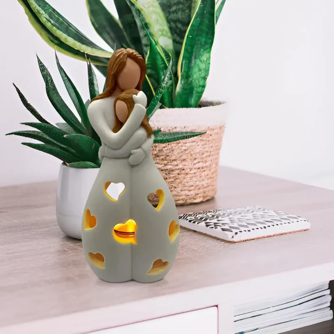 EternalBond - Stylish Mother and Daughter Candle Holders