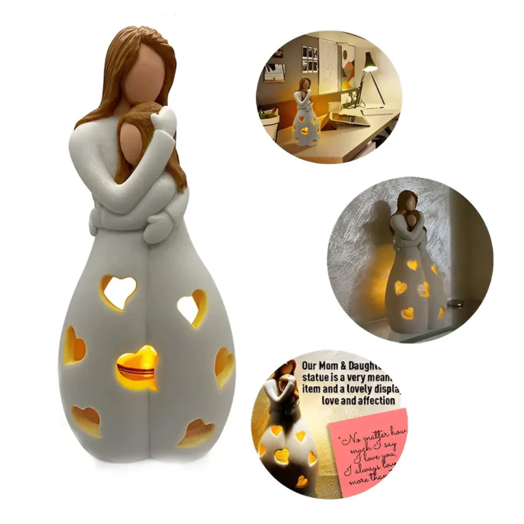 EternalBond - Stylish Mother and Daughter Candle Holders