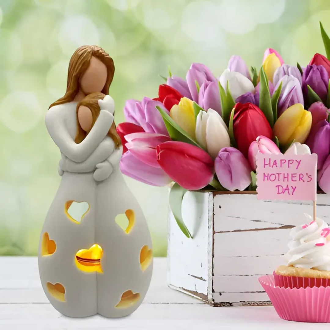 EternalBond - Stylish Mother and Daughter Candle Holders
