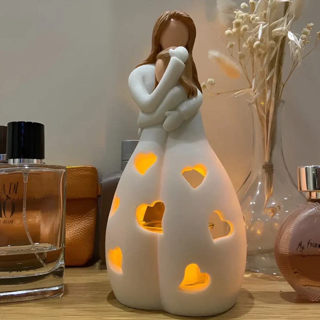 EternalBond - Stylish Mother and Daughter Candle Holders