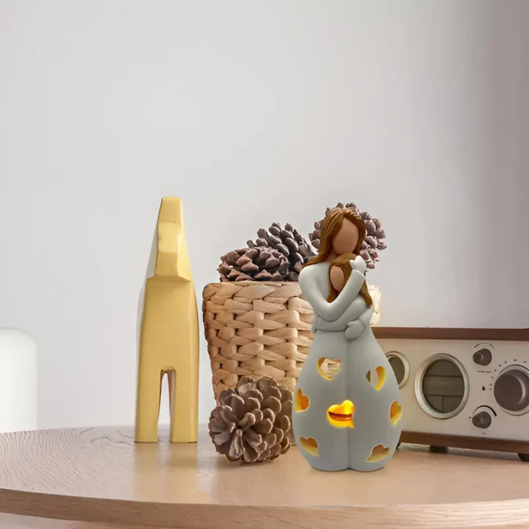 EternalBond - Stylish Mother and Daughter Candle Holders