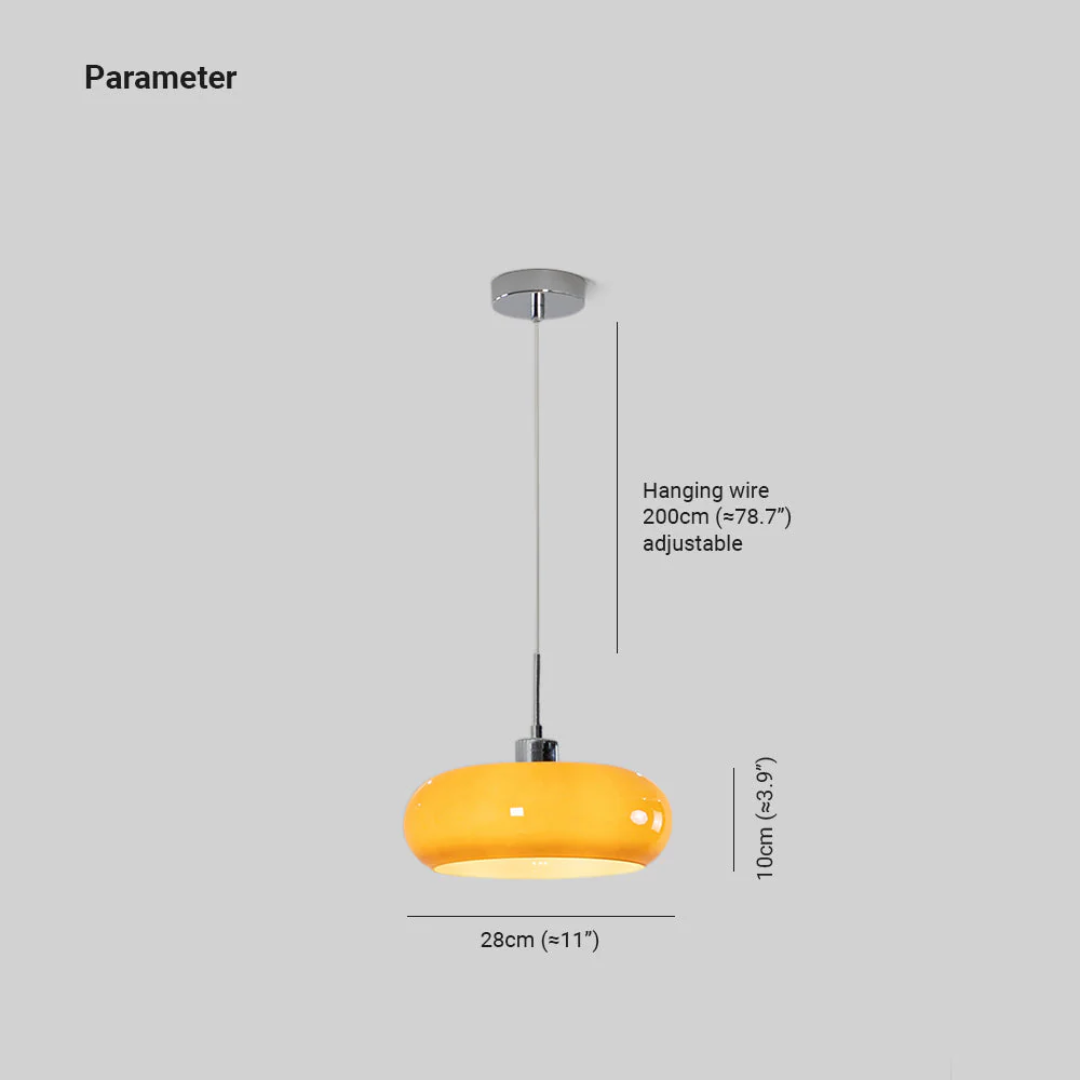 RadianceOrb – Elegant Round LED Ceiling Lamp