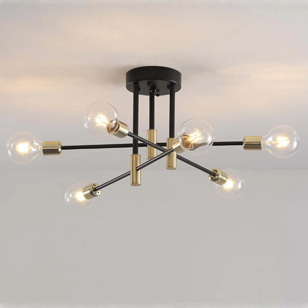 Lumière Royale – Luxurious LED Ceiling Lamp for Living Room