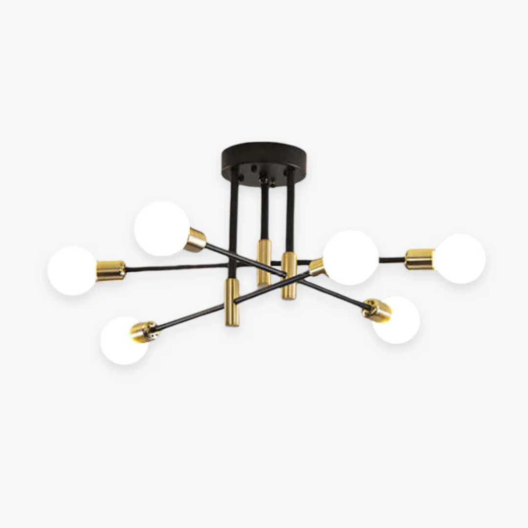 Lumière Royale – Luxurious LED Ceiling Lamp for Living Room